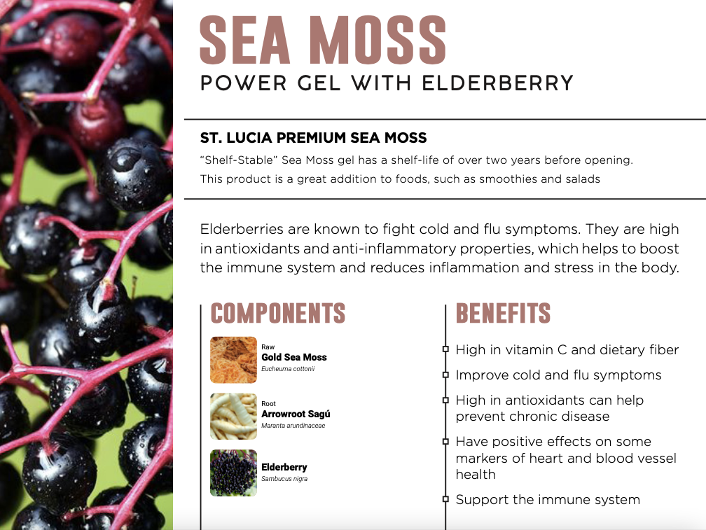 Power Gel · ELDERBERRY