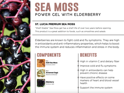 Power Gel · ELDERBERRY