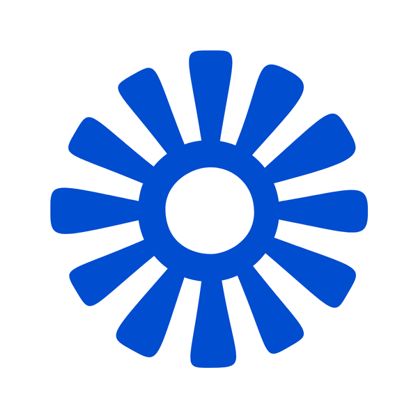 TATAAN blue sun symbol